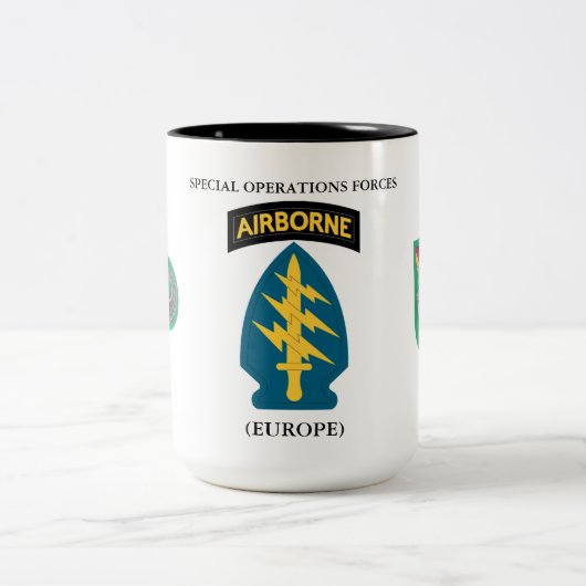 BESONDERE OPERATIONSFORCES (EUROPA) ZWEIFARBIGE TASSE (Mittel)