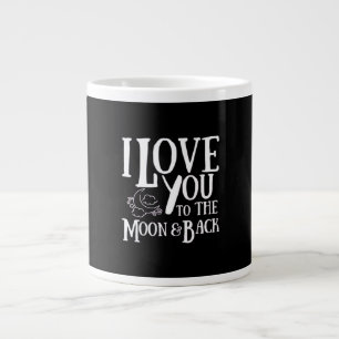 Besondere Person, die ich liebe, bis zum Mond und Jumbo-Tasse