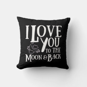 Besondere Person, die ich liebe, bis zum Mond und  Kissen