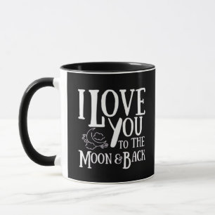 Besondere Person, die ich liebe, bis zum Mond und Tasse