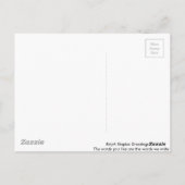 Besondere Person Postkarte (Rückseite)