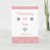 Besondere personalisierte Denkweise Karte (Vorderseite)