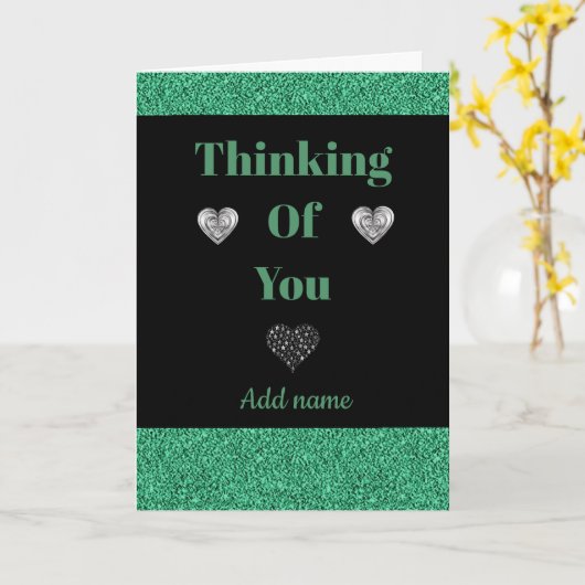 Besondere personalisierte Denkweise Karte (Gelbe Blume)