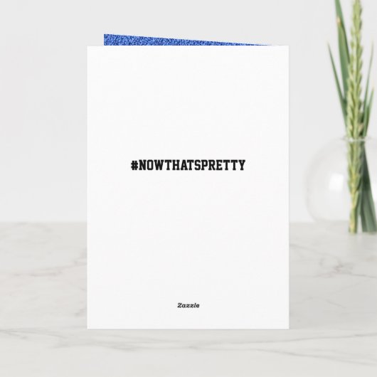 Besondere personalisierte Denkweise Karte (Rückseite)