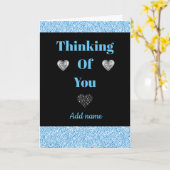 Besondere personalisierte Denkweise Karte (Gelbe Blume)