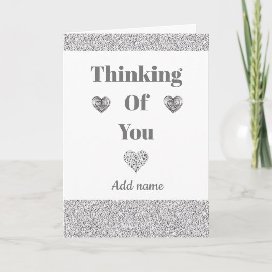 Besondere personalisierte Denkweise Karte (Vorderseite)