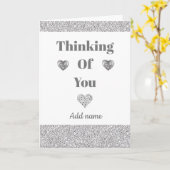 Besondere personalisierte Denkweise Karte (Gelbe Blume)