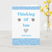 Besondere personalisierte Denkweise Karte (Gelbe Blume)