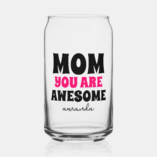 Besondere Personalisierte Mama Sie sind Phantastis Dosenglas (Vorderseite)