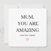 Besondere Personalisierte MUM Sie sind Phantastisc (Vorderseite)