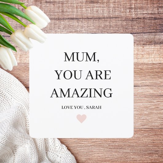 Besondere Personalisierte MUM Sie sind Phantastisc