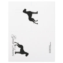 Besondere Pop-Up Great Dane-Karten