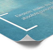 Besondere Relativität - Math Poster (Ecke)