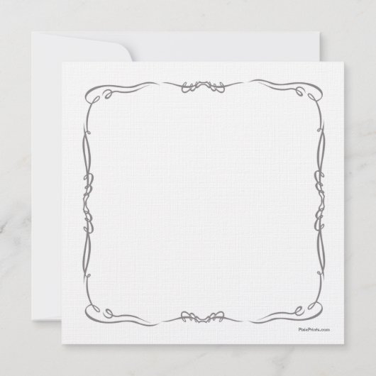 Besondere religiöse Einladung (Rückseite)