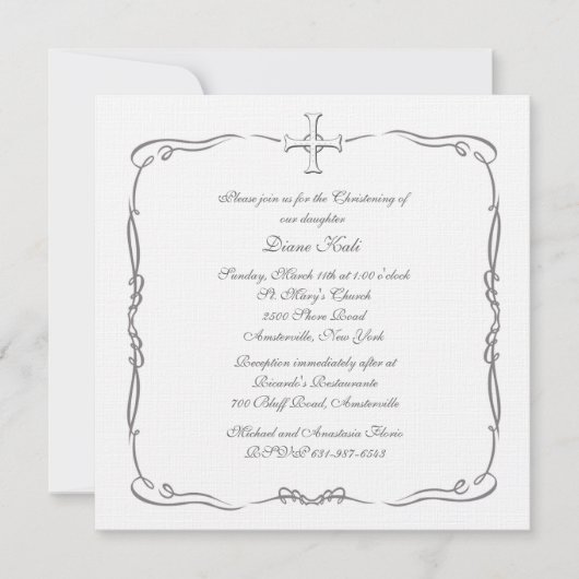 Besondere religiöse Einladung (Vorderseite)