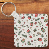 besondere Schlüsselanhänger für Weihnachten. (Vorderseite)