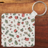 besondere Schlüsselanhänger für Weihnachten. (Rückseite)