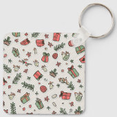 besondere Schlüsselanhänger für Weihnachten. (Rückseite)