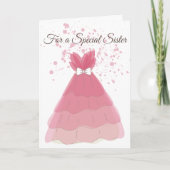 Besondere Schwester Birthday Card Karte (Vorderseite)