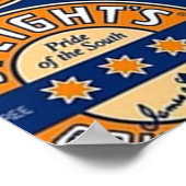 Besondere Stolz des Südens Poster (Ecke)