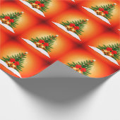 "Besondere Tagesmomente: Weihnachtsbaumdesign Geschenkpapier (Ecke)