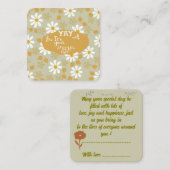 Besondere Tageswünsche Mitteilungskarte (Vorne/Hinten)