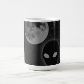 Besondere Tasse Retro Alien Begegnung (Mittel)