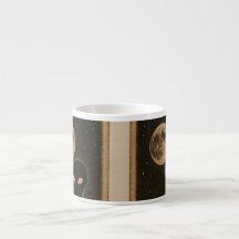Besondere Tasse Retro Alien Begegnung