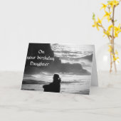 BESONDERE TOCHTER BIRTHDAY KARTE (Gelbe Blume)