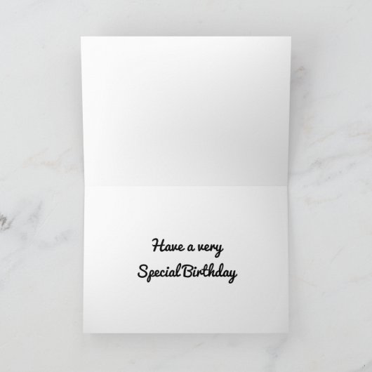 BESONDERE TOCHTER BIRTHDAY KARTE (Innenseite)