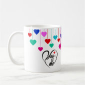 Besondere Valentinwerte Kaffeetasse (Links)