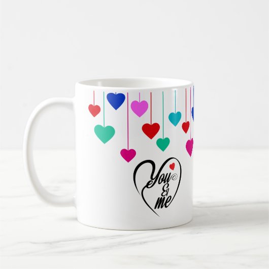 Besondere Valentinwerte Kaffeetasse (Links)