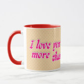 Besondere Valentinwerte Tasse (Links)