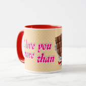 Besondere Valentinwerte Tasse (Vorderseite Links)