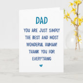 Besondere Vater Vatertagskarte Karte (Gelbe Blume)