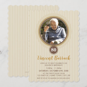 BESONDERE VERANSTALTUNG BITTET Foto-Spot Gold Einladung