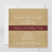 BESONDERE VERANSTALTUNG ERSUCHT :: Finesse 1SQ Einladung (Rückseite)