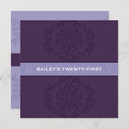 BESONDERE VERANSTALTUNG ERSUCHT :: finesse 3SQ Einladung (Vorne/Hinten)