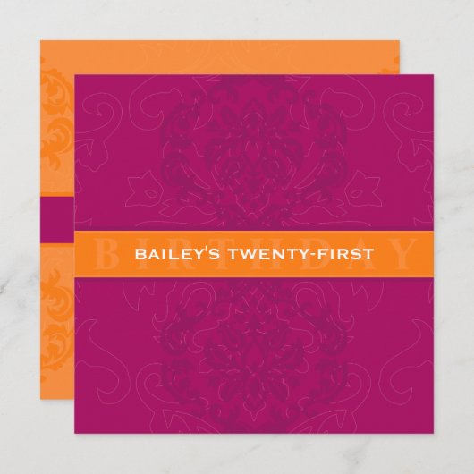 BESONDERE VERANSTALTUNG:: FEINesse 4SQ Einladung (Vorne/Hinten)