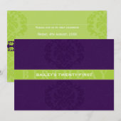 BESONDERE VERANSTALTUNG: Finesse 11L Einladung (Vorne/Hinten)