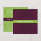 BESONDERE VERANSTALTUNG:: Finesse 6SQ Einladung (Vorne/Hinten)