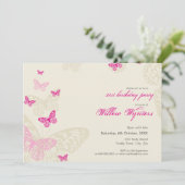 BESONDERE VERANSTALTUNG: Schmetterlinge 4L Einladung (Stehend Vorderseite)