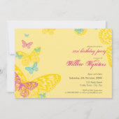 BESONDERE VERANSTALTUNG: Schmetterlinge 6L Einladung (Vorderseite)