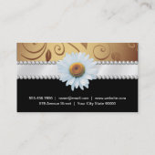 Besondere Veranstaltungen | Classic Gold Visitenkarte (Rückseite)