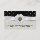 Besondere Veranstaltungen | Classic Polka Dots Visitenkarte (Rückseite)