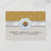 Besondere Veranstaltungen | Klassisches Gelb Visitenkarte (Rückseite)