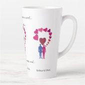 Besondere Wachstumsnähe mit Liebe Latte Tasse (Rechts)