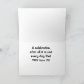 BESONDERE WÜNSCHE DIESES HUNDES FÜR U SIND *70* KARTE (Innenseite)