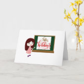 BESONDERE WÜNSCHE FÜR EINEN BESONDEREN **LEHRER** KARTE (Gelbe Blume)