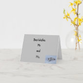 *BESONDERE WÜNSCHE FÜR SIE** AUF EINE BESONDERE PA KARTE (Gelbe Blume)